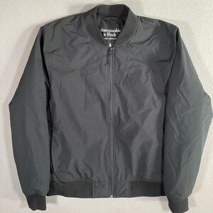 Abercrombie & Fitch Lightweight Stretch Black Jacket Size Small